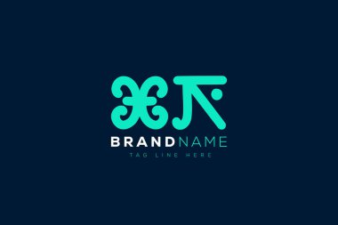 X and K logo design.  XK abstract Letters Logo Monogram. This logo design is the process of creating a visual symbol that represents a brand, company, or individual. clipart