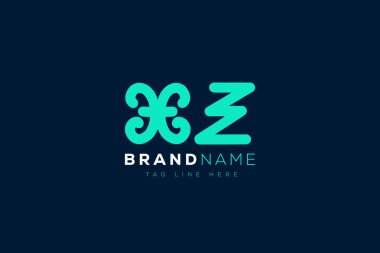 X ve Z logo tasarımı. XZ soyut Harfler Logosu Monogramı. Bu logo tasarımı bir markayı, şirketi veya bireyi temsil eden görsel bir sembol oluşturma sürecidir..