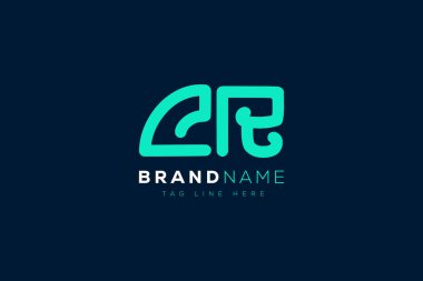 C and R logo design.  CR abstract Letters Logo Monogram. This logo design is the process of creating a visual symbol that represents a brand, company, or individual. clipart