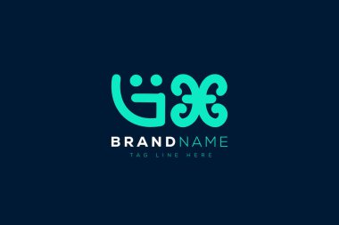 G and X logo design.  GX abstract Letters Logo Monogram. This logo design is the process of creating a visual symbol that represents a brand, company, or individual. clipart