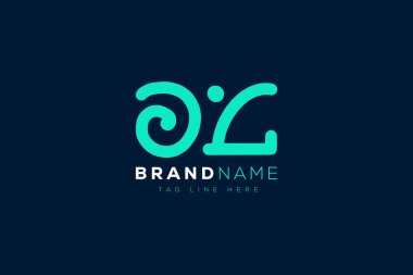 O ve L logo tasarımı. OL soyut Harfler Logosu Monogramı. Bu logo tasarımı bir markayı, şirketi veya bireyi temsil eden görsel bir sembol oluşturma sürecidir..