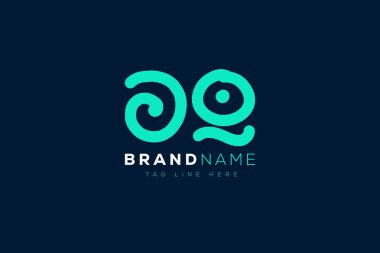 O ve Q logo tasarımı. OQ soyut Harfler Logosu Monogramı. Bu logo tasarımı bir markayı, şirketi veya bireyi temsil eden görsel bir sembol oluşturma sürecidir..