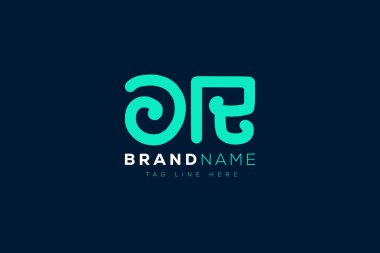O ve R logo tasarımı. Ya da soyut Harfler Logosu Monogramı. Bu logo tasarımı bir markayı, şirketi veya bireyi temsil eden görsel bir sembol oluşturma sürecidir..