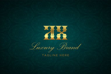 Balta Luxury Harfleri Logosu. Lüks harfli bir logo. Bu logo iki harfin birleşimiyle yapılmış.