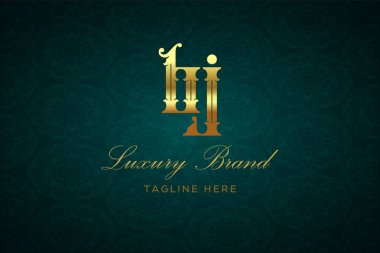 BJ Luxury 'nin logosu. Lüks harfli bir logo. Bu logo iki harfin birleşimiyle yapılmış.