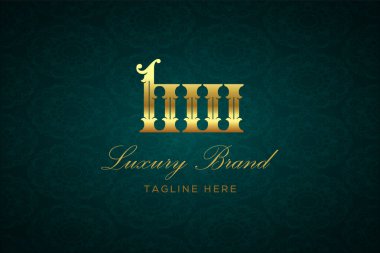 BW LUXURY LUTTER Logo DESIGN. Lüks harfli bir logo. Bu logo iki harfin birleşimiyle yapılmış.