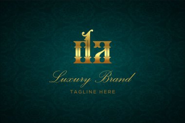 Da Luxury 'nin logosu var. Lüks harfli bir logo. Bu logo iki harfin birleşimiyle yapılmış.