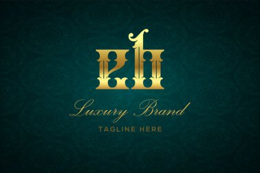 EB LUXURY LETTER LOGO DESIGN. It is a luxury letter monogram logo, this logo is made by combining two letters clipart