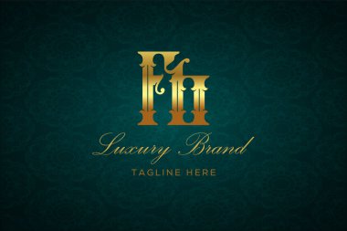 FB Luxury 'nin logosu. Lüks harfli bir logo. Bu logo iki harfin birleşimiyle yapılmış.