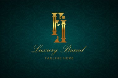 FJ Luxury 'nin logosu. Lüks harfli bir logo. Bu logo iki harfin birleşimiyle yapılmış.