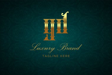 GD LUXURY LUTGİ Logo DESIGN. Lüks harfli bir logo. Bu logo iki harfin birleşimiyle yapılmış.