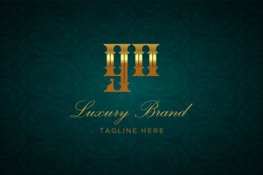 GN LUXURY LUTTER Logosu DESIGN. Lüks harfli bir logo. Bu logo iki harfin birleşimiyle yapılmış.