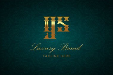 GGS Luxury 'nin logosu. Lüks harfli bir logo. Bu logo iki harfin birleşimiyle yapılmış.