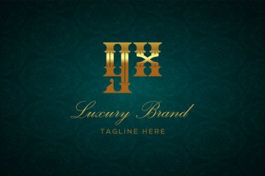 GX LUXURY LUXURY Logosu DESIGN. Lüks harfli bir logo. Bu logo iki harfin birleşimiyle yapılmış.