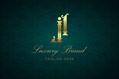 JL LUXURY LETTER LOGO DESIGN. It is a luxury letter monogram logo, this logo is made by combining two letters