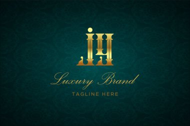 JY LUXURY LUXURY Logo DESIGN. Lüks harfli bir logo. Bu logo iki harfin birleşimiyle yapılmış.