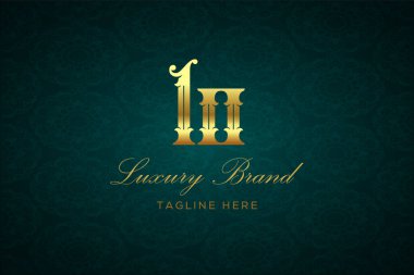 LO LUXURY LUXURY Logo DESIGN. Lüks harfli bir logo. Bu logo iki harfin birleşimiyle yapılmış.
