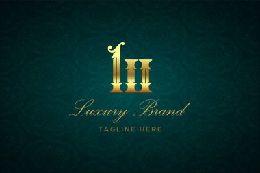 LU LUXURY 'NUN LUXURY' NUN KARIŞMASI. Lüks harfli bir logo. Bu logo iki harfin birleşimiyle yapılmış.