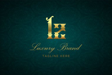 LZ LUXURY LETTER LOGO DESIGN. It is a luxury letter monogram logo, this logo is made by combining two letters