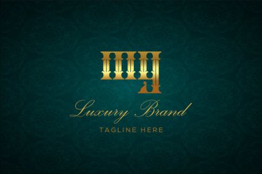 MG Luxury 'nin logosu. Lüks harfli bir logo. Bu logo iki harfin birleşimiyle yapılmış.