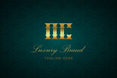 NC Luxury 'nin logosu. Lüks harfli bir logo. Bu logo iki harfin birleşimiyle yapılmış.