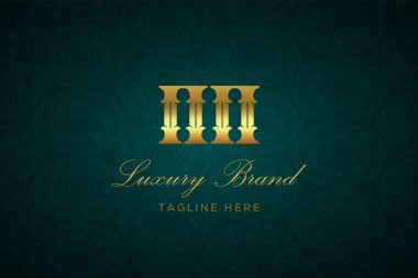 NN LUXURY LUTTER Logosu DESIGN. Lüks harfli bir logo. Bu logo iki harfin birleşimiyle yapılmış.