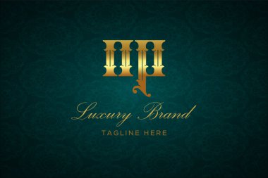 NP LUXURY LÜTFEN Logo DESİGN. Lüks harfli bir logo. Bu logo iki harfin birleşimiyle yapılmış.