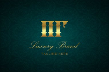 NR Luxury 'nin logosu. Lüks harfli bir logo. Bu logo iki harfin birleşimiyle yapılmış.