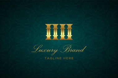 Nu Luxury 'nin logosu. Lüks harfli bir logo. Bu logo iki harfin birleşimiyle yapılmış.