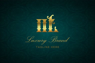 NT Luxury Harfleri Logosu. Lüks harfli bir logo. Bu logo iki harfin birleşimiyle yapılmış.