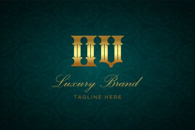 OV LUXURY Logosu DESIGN. Lüks harfli bir logo. Bu logo iki harfin birleşimiyle yapılmış.