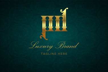 PD LUXURY LETTER LOGO DESIGN. It is a luxury letter monogram logo, this logo is made by combining two letters