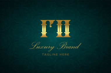 Ro Luxury 'nin Logosu. Lüks harfli bir logo. Bu logo iki harfin birleşimiyle yapılmış.