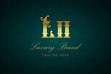 TN LUXURY LETTER LOGO DESIGN. It is a luxury letter monogram logo, this logo is made by combining two letters