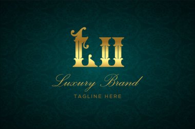Tu Luxury Harfleri Logosu. Lüks harfli bir logo. Bu logo iki harfin birleşimiyle yapılmış.