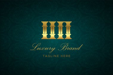 Birleşmiş Milletler Lüksemburg Logosu. Lüks harfli bir logo. Bu logo iki harfin birleşimiyle yapılmış.