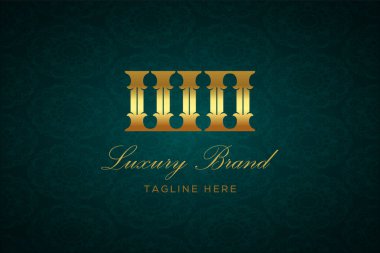 Wo Luxury 'nin Logosu. Lüks harfli bir logo. Bu logo iki harfin birleşimiyle yapılmış.