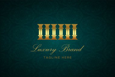 WW LUXURY LUTTER Logo DESIGN. Lüks harfli bir logo. Bu logo iki harfin birleşimiyle yapılmış.