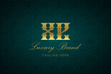 Xe Luxury Harfleri Logosu. Lüks harfli bir logo. Bu logo iki harfin birleşimiyle yapılmış.