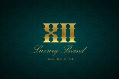 XN LUXURY LUXY Logo DESIGN. Lüks harfli bir logo. Bu logo iki harfin birleşimiyle yapılmış.