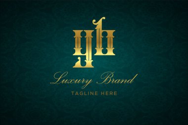 YB LUXURY LETTER LOGO DESIGN. It is a luxury letter monogram logo, this logo is made by combining two letters