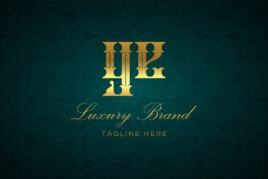 Evet, Luxury Harfleri Logosu. Lüks harfli bir logo. Bu logo iki harfin birleşimiyle yapılmış.