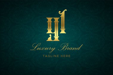 YL LUXURY LUTTER Logosu DESIGN. Lüks harfli bir logo. Bu logo iki harfin birleşimiyle yapılmış.