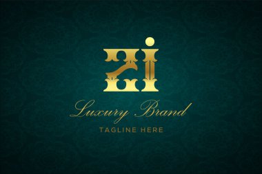 Zi Luxury 'nin logosu. Lüks harfli bir logo. Bu logo iki harfin birleşimiyle yapılmış.