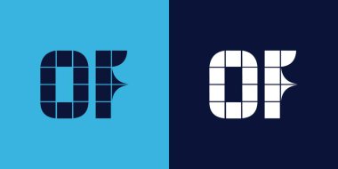 Fayans şekilli logo tasarımı. Ticari veya marka için uygun minimalist ve modern vektör illüstrasyon tasarımı