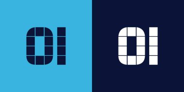 Fayans şekilli eski logo tasarımı. Ticari veya marka için uygun minimalist ve modern vektör illüstrasyon tasarımı