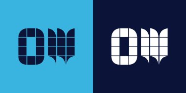 Fayans şekilli logo tasarımı. Ticari veya marka için uygun minimalist ve modern vektör illüstrasyon tasarımı