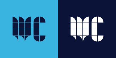 Fayans şekilli WC logo tasarımı. Ticari veya marka için uygun minimalist ve modern vektör illüstrasyon tasarımı