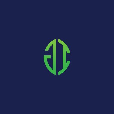 Eko yaprak şekilli GI başlangıç harfleri. Hangi şirket ya da markanın başlattığı bu başlangıç için uygun olacaktır..