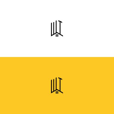 WI Ev ve İnşaat logosu. Hangi şirketin adı veya markası için uygun olacaktır..